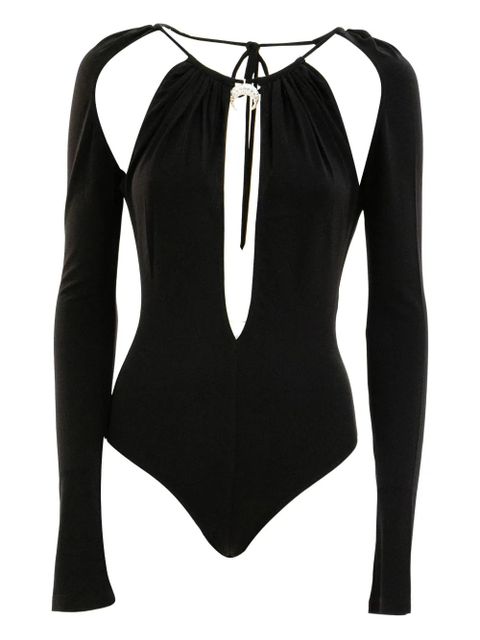 Marine Serre cut-out embellished top - Black - zdjęcie produktu nr 1