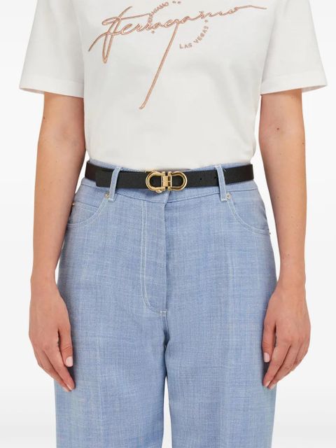 Ferragamo Gancini reversible belt - Brown