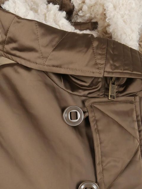 ISABEL MARANT Elisa quilted faux-fur collar jacket - Brown