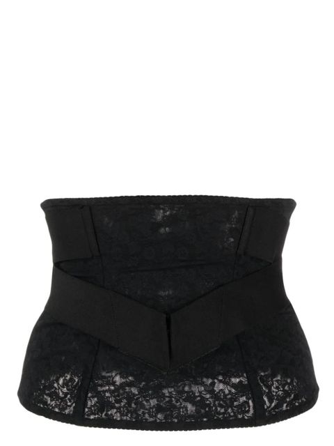 Dolce & Gabbana lace-panelled corset - Black - zdjęcie produktu nr 1