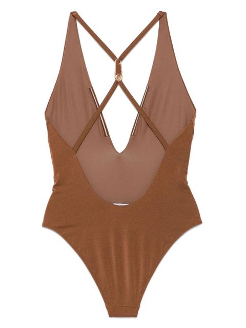 Versace Safety Pin swimsuit - Brown - zdjęcie produktu nr 2