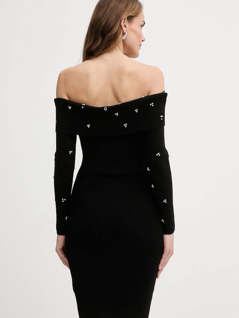 Guess sukienka ALISHA kolor czarny mini dopasowana W5BK64 Z2YJ2