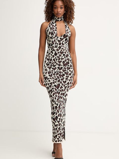 Silvian Heach sukienka z wiskozy BOTTISI - zdjęcie produktu nr 1