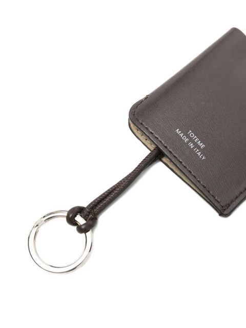 TOTEME leather keyring - Brown