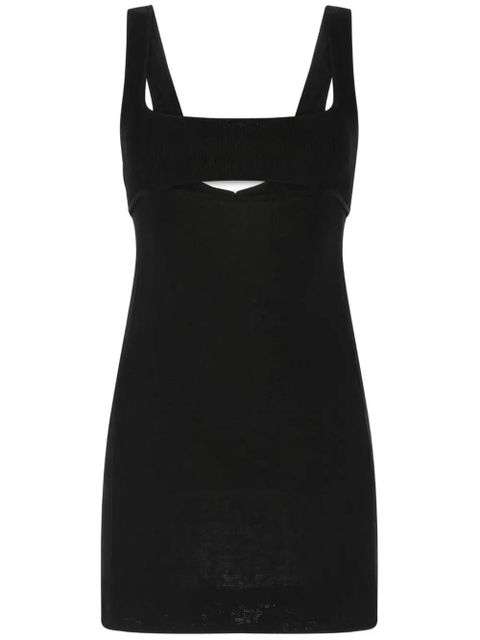 Saint Laurent cut-out sleeveless mini dress - Black - zdjęcie produktu nr 1