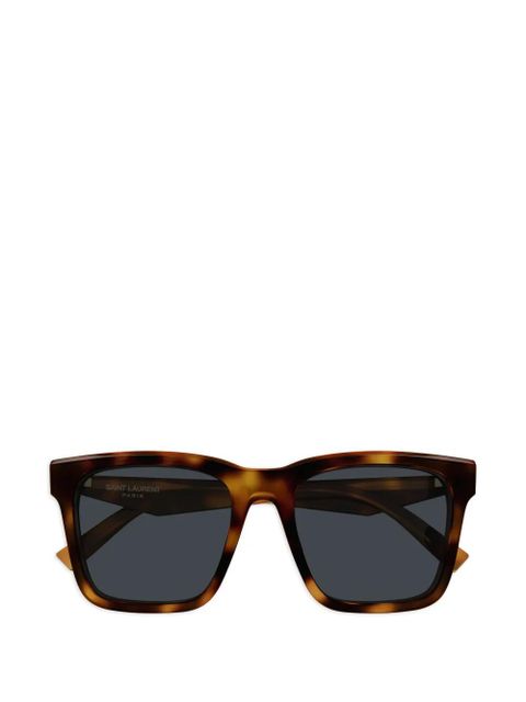 Saint Laurent Eyewear square-frame tortoiseshell sunglasses - Brown - zdjęcie produktu nr 1