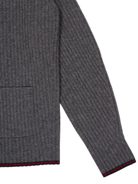 Gucci V-neck buttoned cardigan - Grey