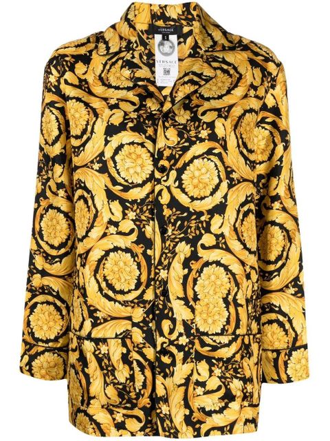 Versace Barocco-print pajama top - Yellow - zdjęcie produktu nr 1