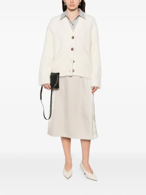 LouLou de Saison Lynn buttoned cardigan - White