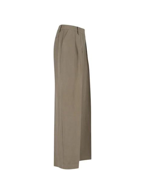 The Frankie Shop Daytona pleated trousers - Green