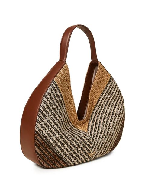 TWINSET striped tote bag - Neutrals - zdjęcie produktu nr 2