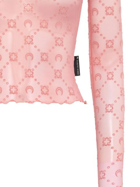 Marine Serre geometric-pattern top - Pink - zdjęcie produktu nr 2