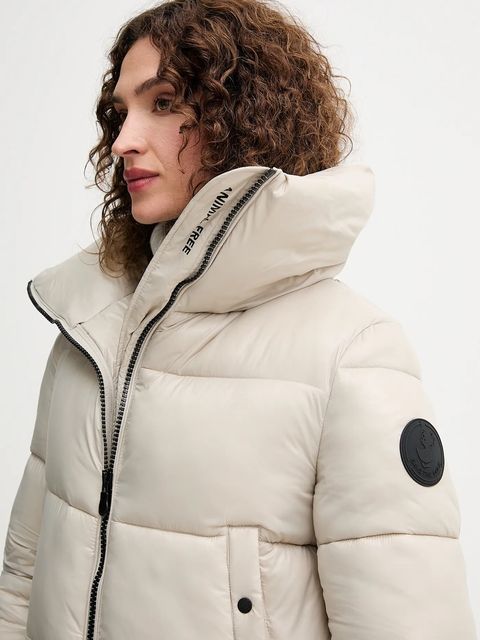 Save The Duck kurtka ISLA kolor beżowy przejściowa D39370W.LOVE21