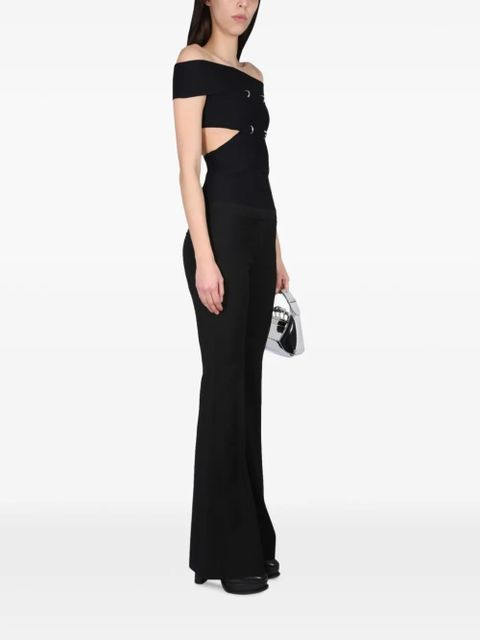 Alexander McQueen off-shoulder top - Black - zdjęcie produktu nr 2