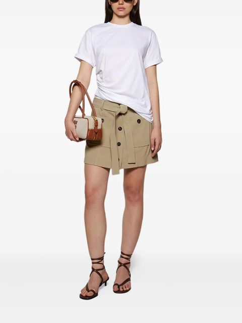 KHAITE 350mm Aimee strappy leather heeled sandals - Brown