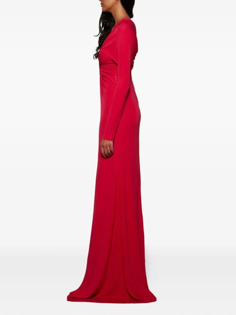 Christopher Esber Arced Palm strapless dress - Red