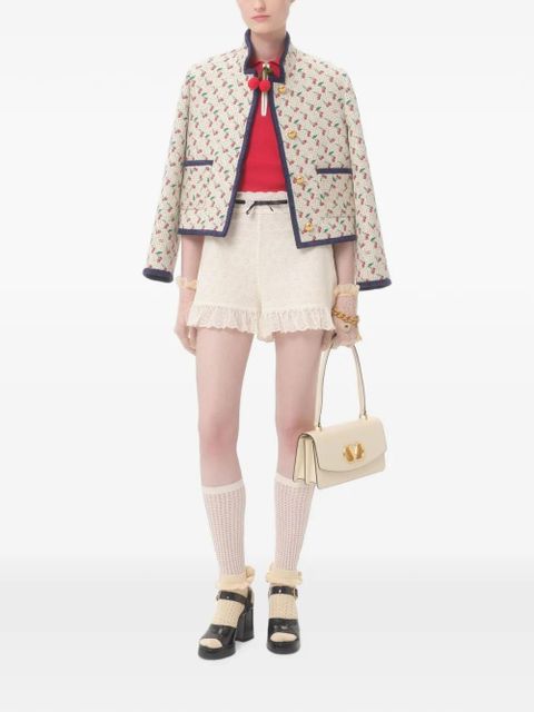 Valentino Garavani Daisy Sangallo shorts - Neutrals - zdjęcie produktu nr 2