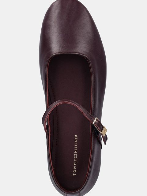 Tommy Hilfiger baleriny skórzane SMOOTH LEATHER MARYJANE