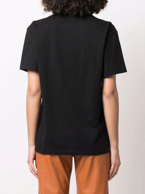 JW Anderson Anchor logo-patch T-shirt - Black
