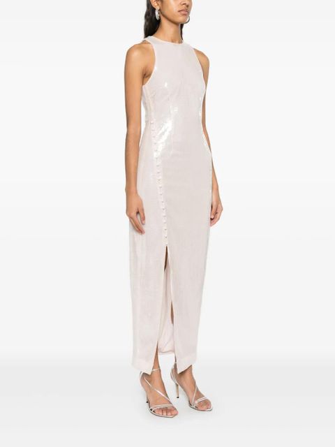 ROTATE BIRGER CHRISTENSEN sequinned maxi dress - Pink