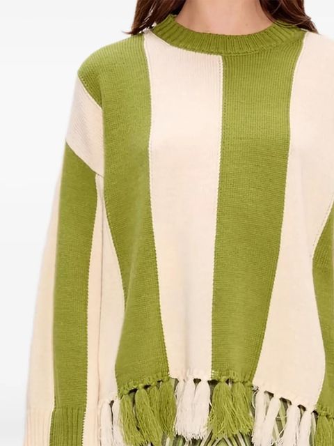 Simon Miller Faye striped tassel sweater - Brown - zdjęcie produktu nr 2