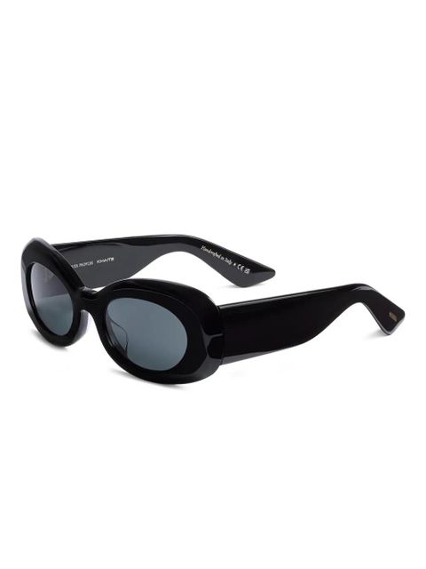 KHAITE x Oliver Peoples oval-frame sunglasses - Black