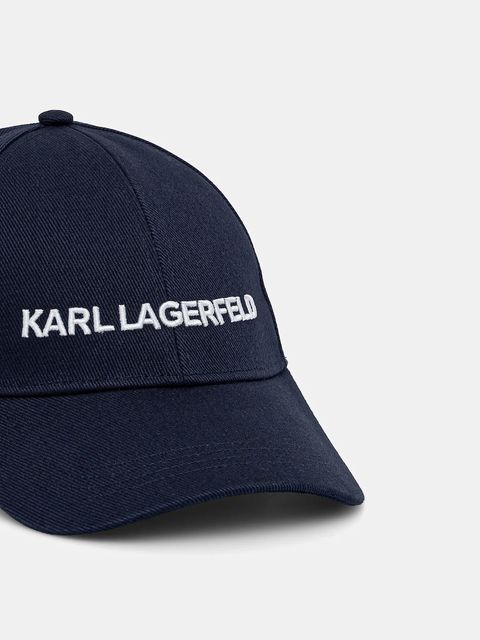 Karl Lagerfeld czapka z daszkiem bawełniana K/ESSENTIAL - zdjęcie produktu nr 2