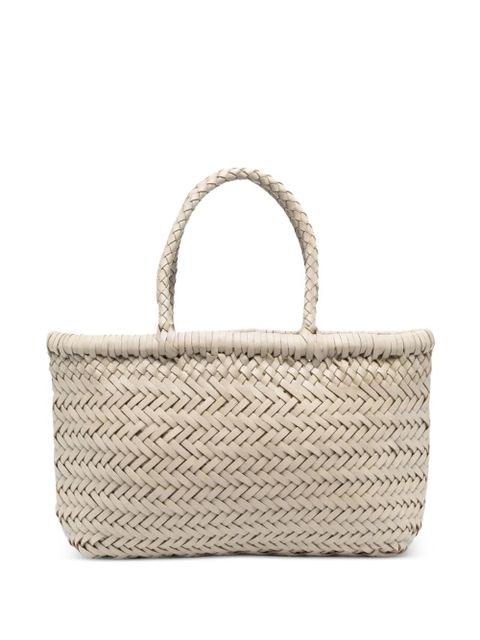 DRAGON DIFFUSION mini Flat Gora woven-design tote bag - Neutrals - zdjęcie produktu nr 1