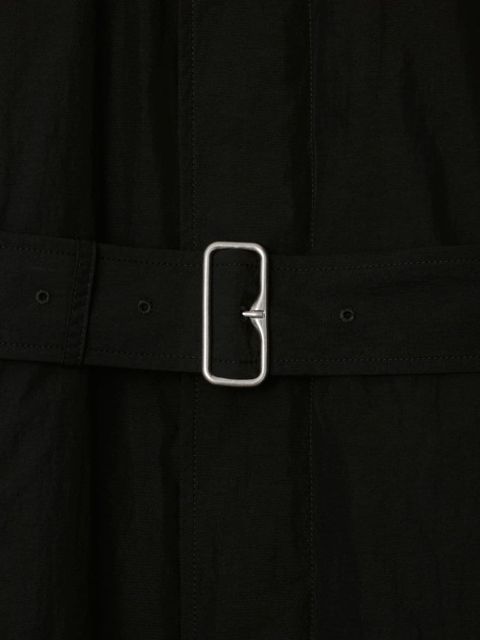 Burberry long padded car coat - Black