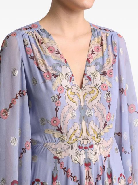 ETRO printed dress - Purple