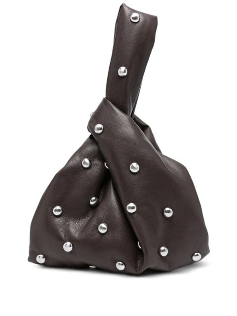 Nanushka small knot clutch bag - Brown - zdjęcie produktu nr 1