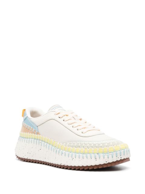 Chloé Nama panelled-design sneakers - Neutrals - zdjęcie produktu nr 2