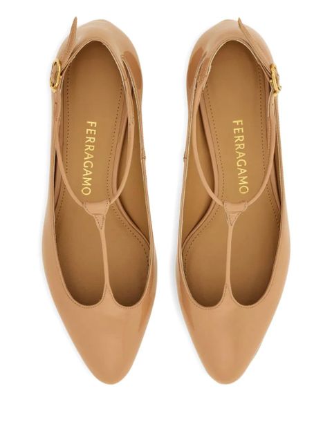 Ferragamo 40mm spherical-heel pumps - Neutrals