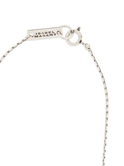 ISABEL MARANT teardrop-pendant necklace - Silver