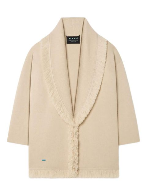 Alanui fringed finest coat - Neutrals - zdjęcie produktu nr 1