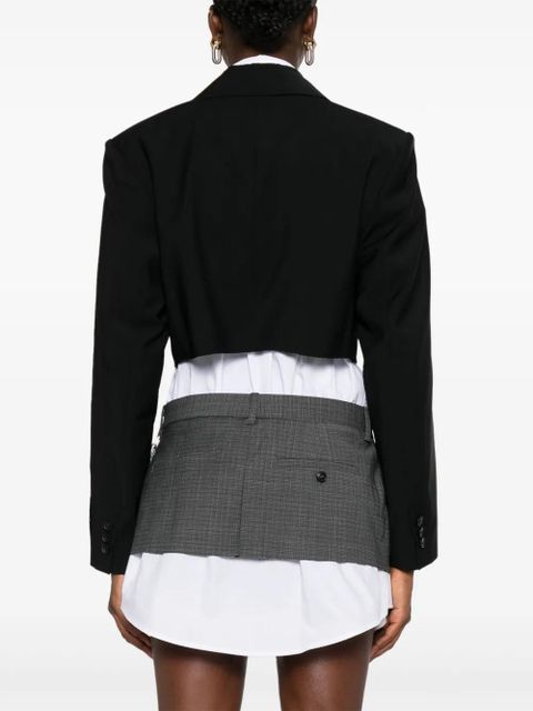 Alexander Wang cropped jacket - Black