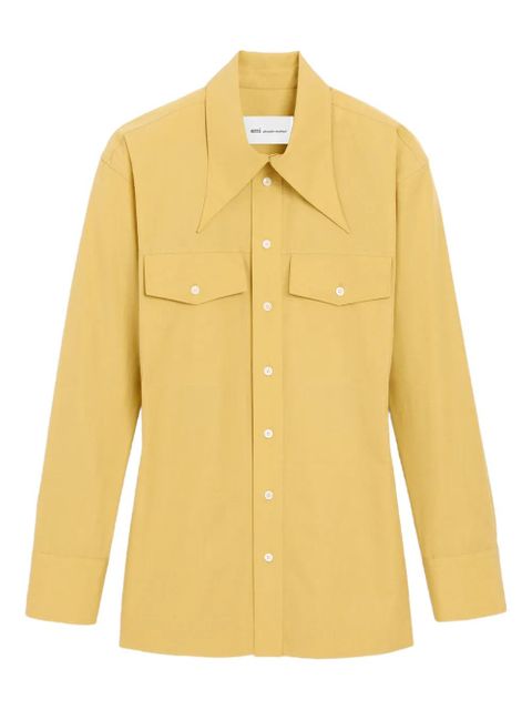AMI Paris long-sleeve pocket shirt - Yellow - zdjęcie produktu nr 1