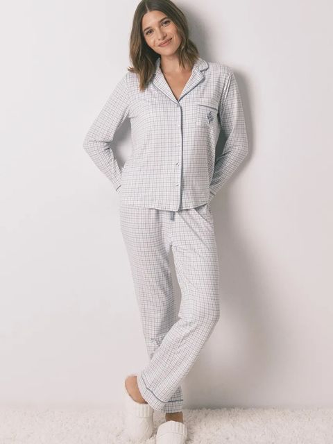 women'secret komplet piżamowy damska kolor niebieski 3592443 - zdjęcie produktu nr 1