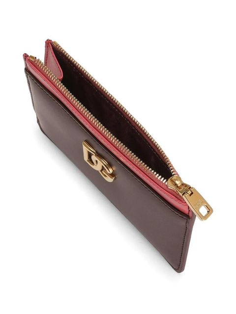 Dolce & Gabbana DG-plaque cardholder - Red
