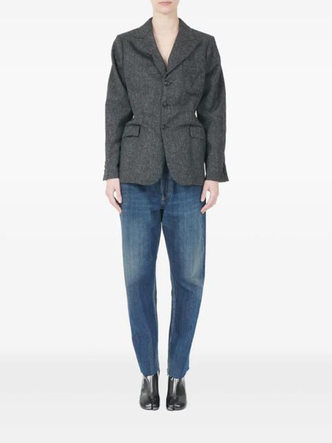 Maison Margiela three-button tweed jacket - Grey - zdjęcie produktu nr 2