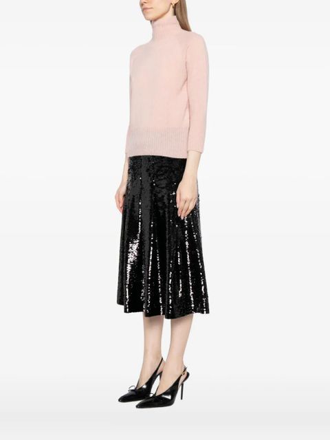 Simone Rocha cashmere turtleneck top - Pink - zdjęcie produktu nr 2