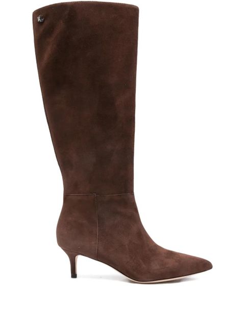 Lauren Ralph Lauren 60mm suede pointed-toe boots - Brown - zdjęcie produktu nr 1