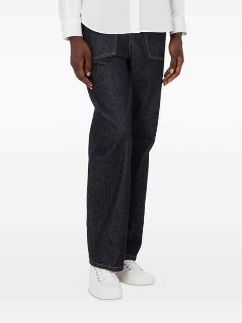 Moschino patch-pocket denim jeans - Blue - zdjęcie produktu nr 1