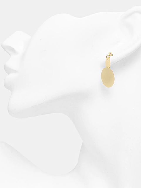 Answear.LAB kolczyki ze srebra 925 pozłacanego 18k złotem - zdjęcie produktu nr 2