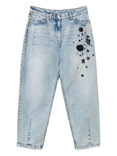 TWINSET sequin-embellished denim jeans - Blue - zdjęcie produktu nr 1