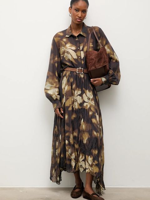 Answear.LAB spódnica kolor zielony maxi rozkloszowana