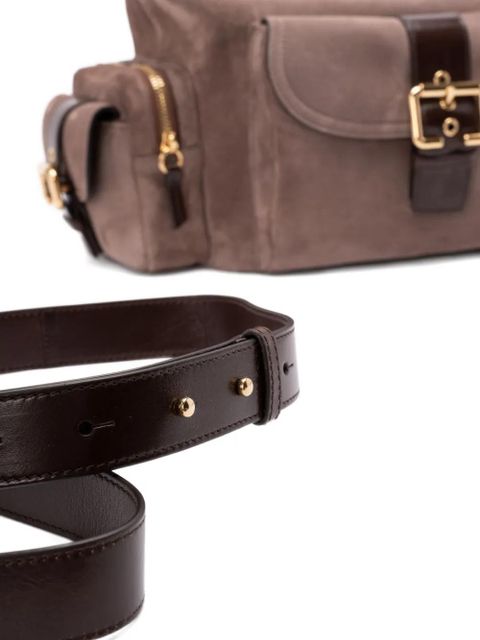 Chloé medium Camera suede shoulder bag - Brown