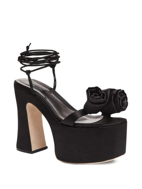 Magda Butrym flower platform sandals - Black - zdjęcie produktu nr 2