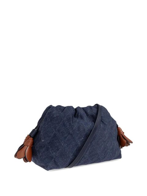 ZIMMERMANN medium Cloud 91 quilted-denim clutch bag - Blue
