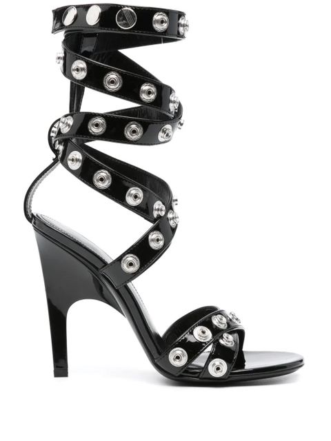 The Attico Cosmic 110mm sandals - Black - zdjęcie produktu nr 1